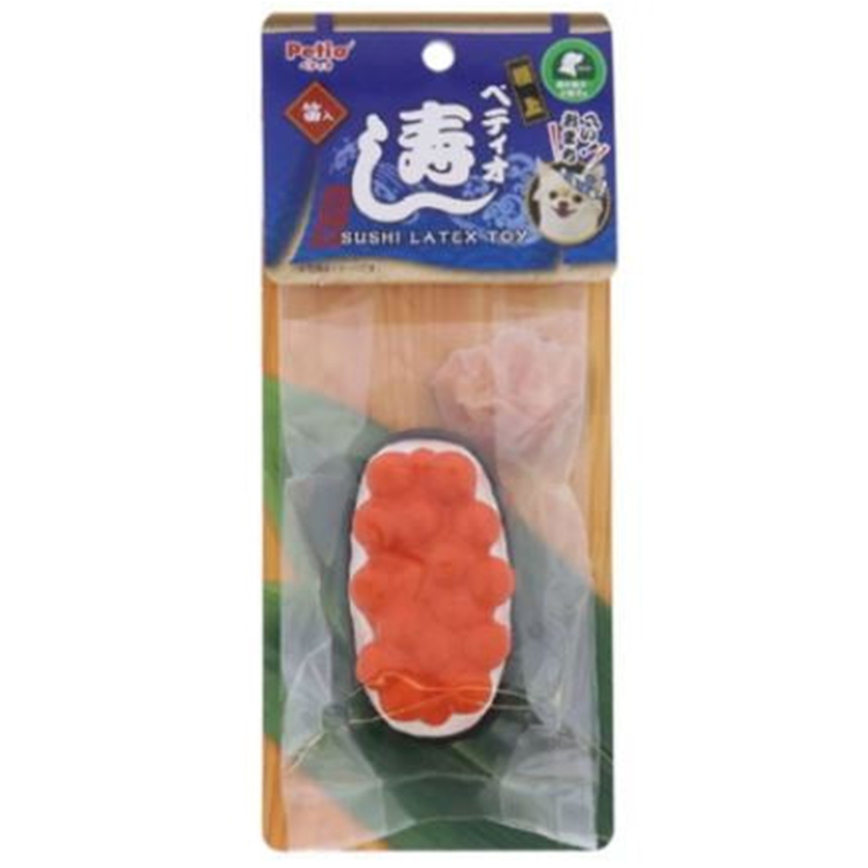 Petio 壽司系列 柔軟乳膠發聲狗玩具 三文魚子壽司 (91602821)