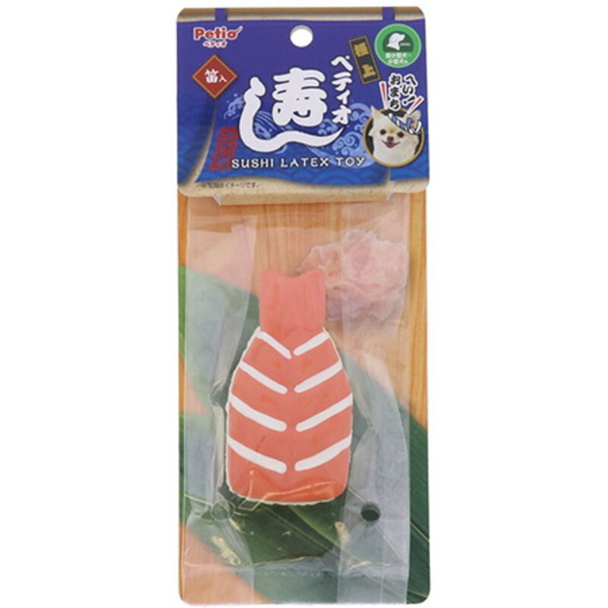 Petio 壽司系列 柔軟乳膠發聲狗玩具 蝦壽司 (91602822)
