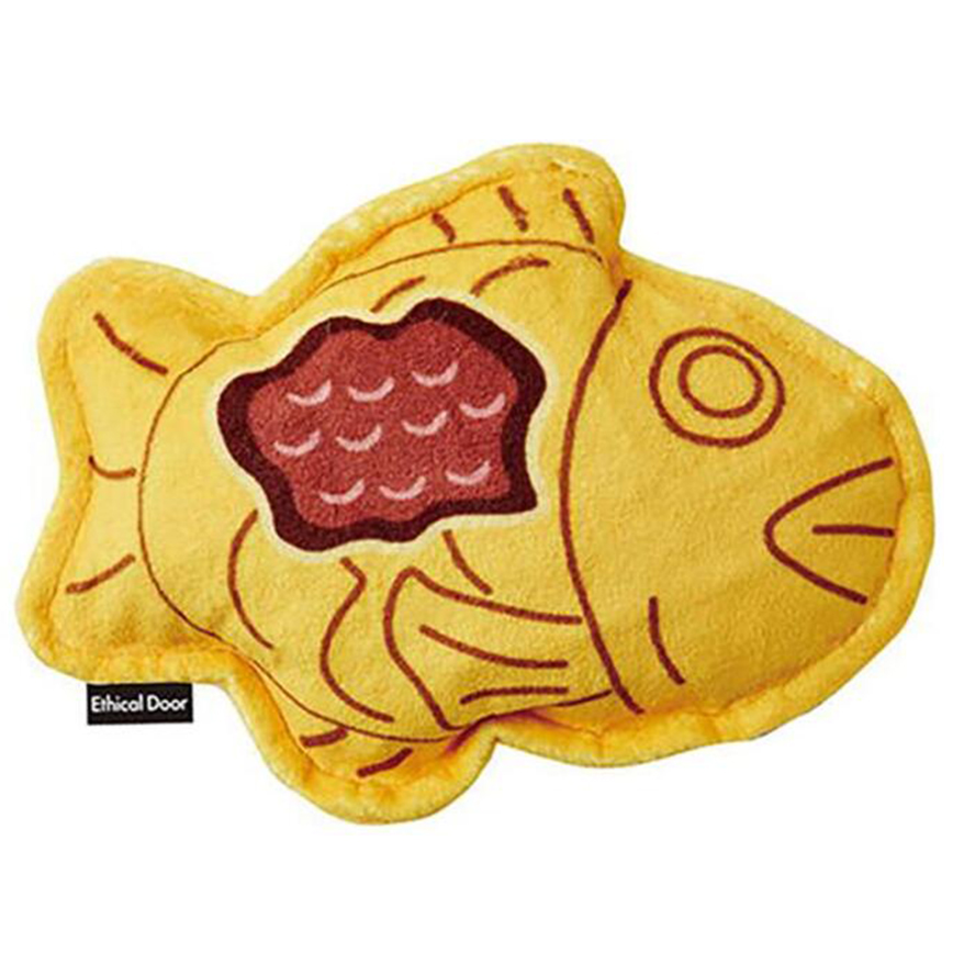 Petio Ethical Door 笛子發聲狗玩具 鯛魚燒 (91603042)