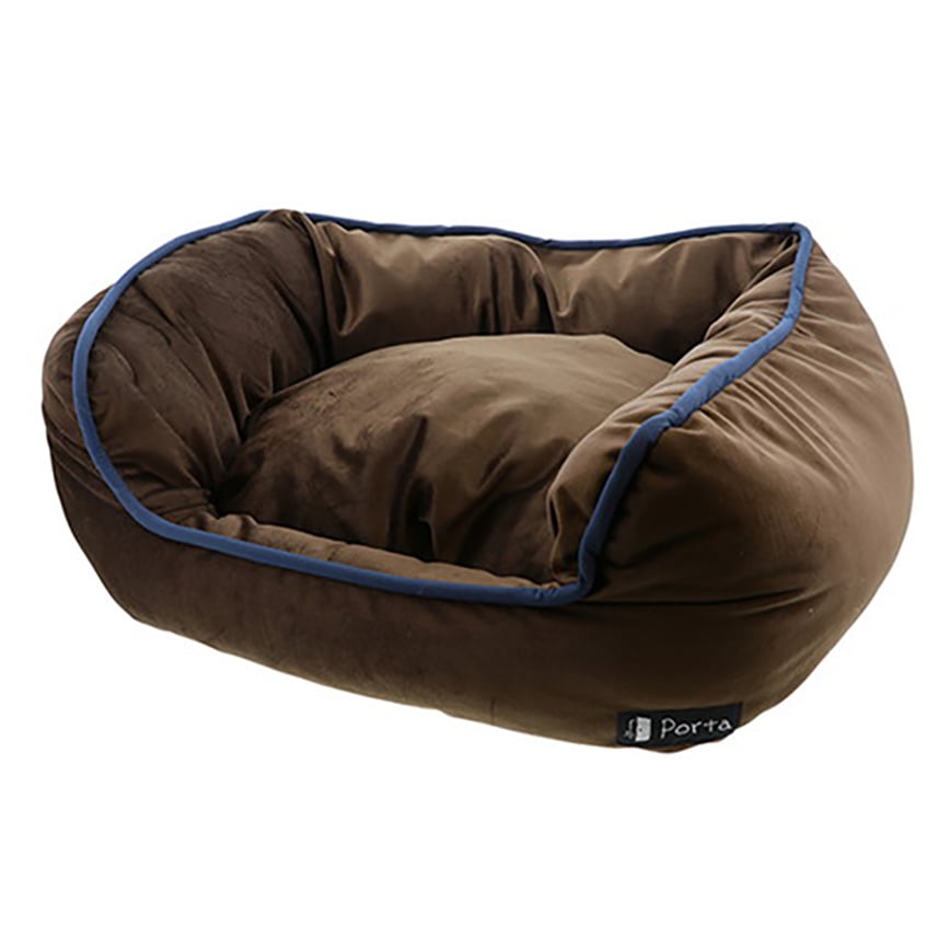 Petio Porta 犬用絲絨可手洗保暖睡床 遠赤棉使用 L 啡色 (91602936)