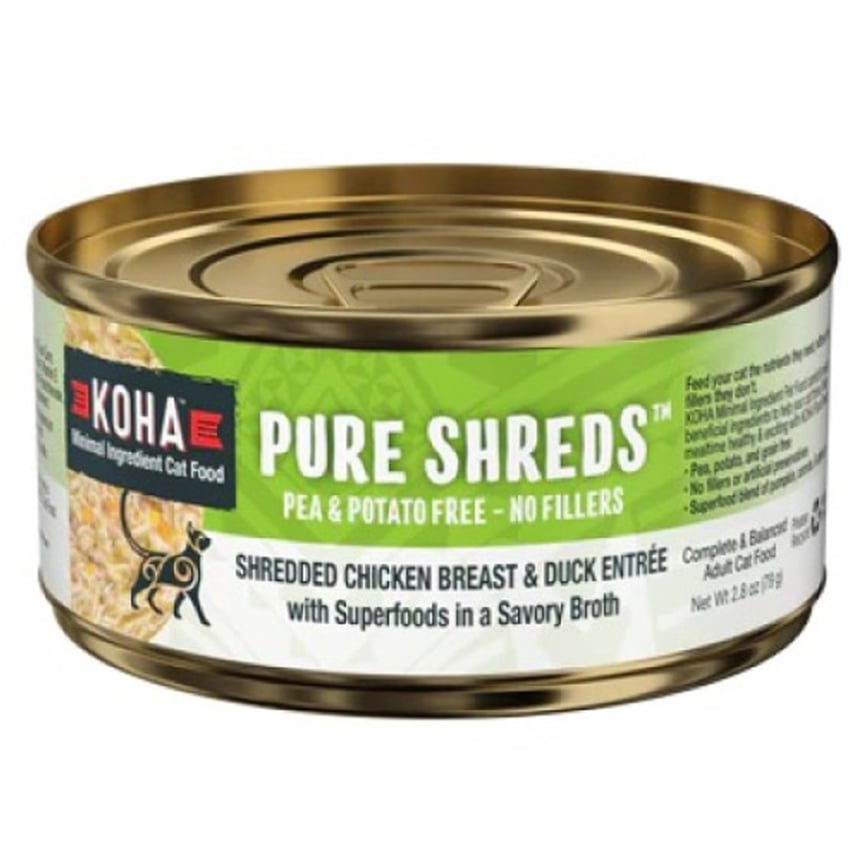 KOHA 貓罐頭 雞胸肉絲及鴨肉絲 79g (KC2PSCD)