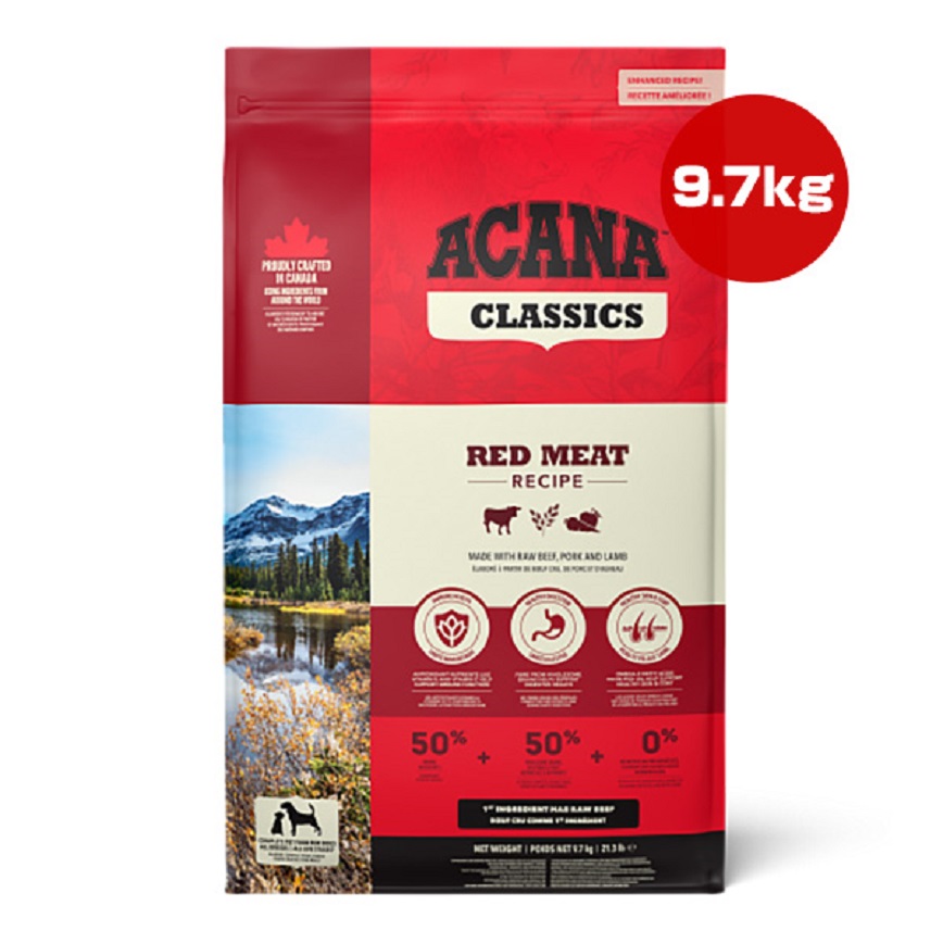 ACANA愛肯拿 狗糧 經典紅肉 9.7kg (新包裝) (ADCR10K)