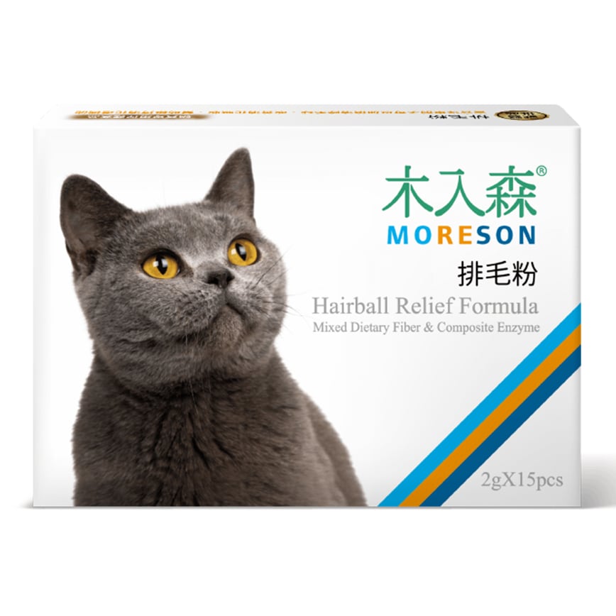 木入森MORESON 貓咪保健品 排毛粉 貓草風味 2g x 15包 (MRSC001)