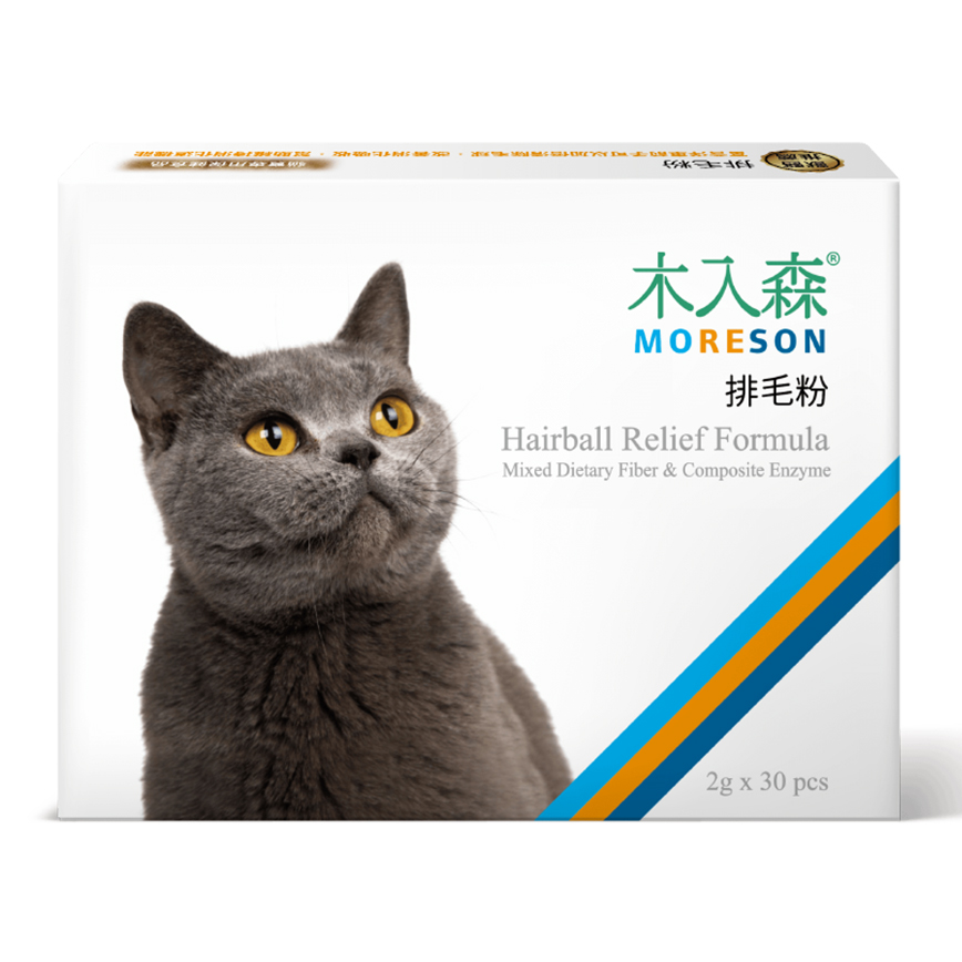 木入森MORESON 貓咪保健品 排毛粉 貓草風味 2g x 30包 (MRSC004)