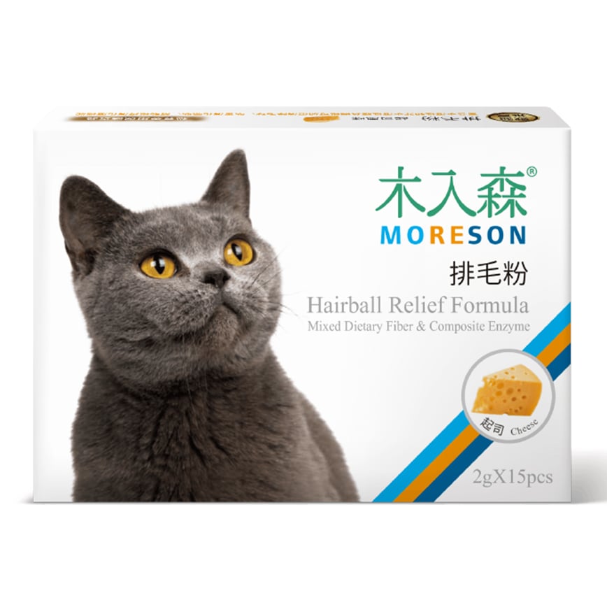 木入森MORESON 貓咪保健品 排毛粉 芝士風味 2g x 15包 (MRSC003)