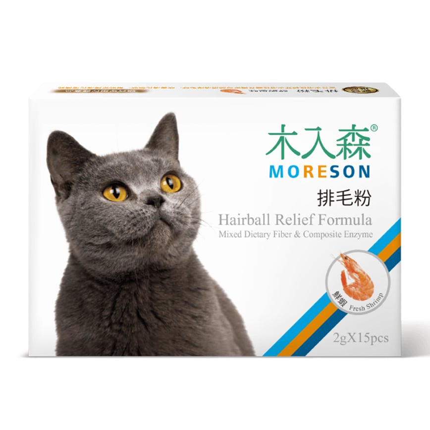 木入森MORESON 貓咪保健品 排毛粉 鮮蝦風味 2g x 15包 (MRSC002)