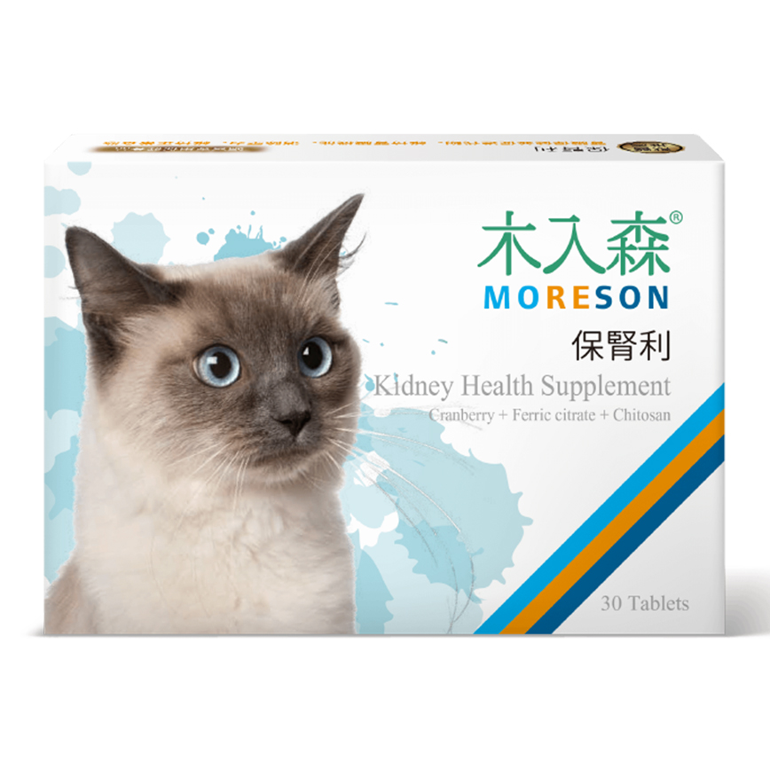 木入森MORESON 貓咪保健品 保腎利 30粒 (MRSC020)