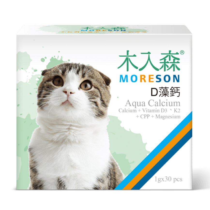 木入森MORESON 貓咪保健品 D藻鈣 1g x 30包 (MRSC070)