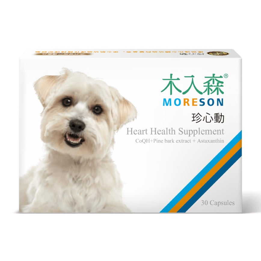 木入森MORESON 狗狗保健品 珍心動 30粒 (MRSD040)