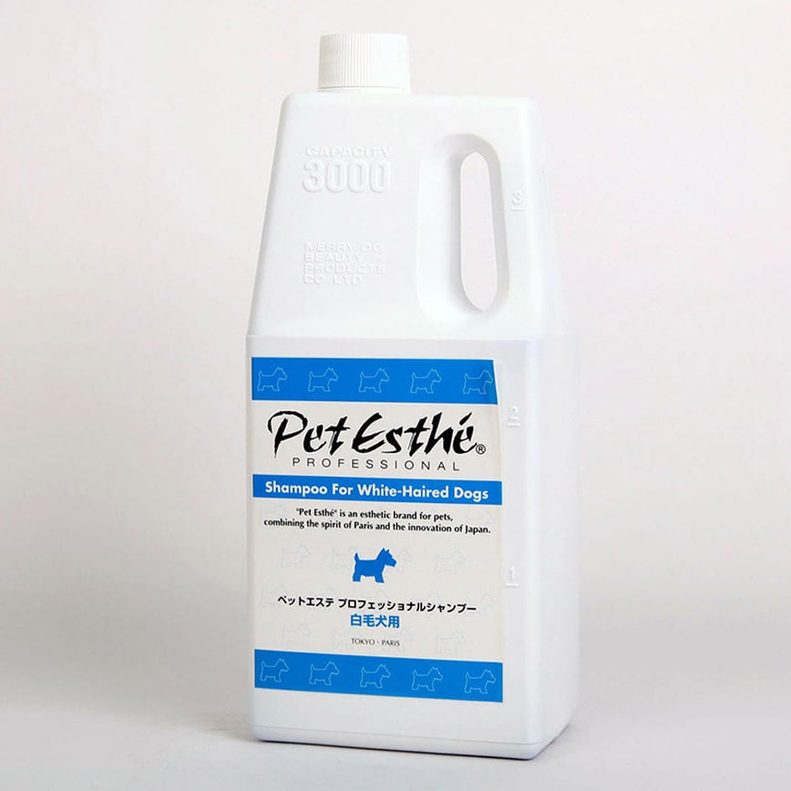 Pet Esthe貝特愛思 洗毛液 專業用系列 白毛犬配方 3L (PES0394)