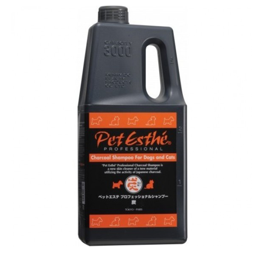 Pet Esthe貝特愛思 洗毛液 專業用系列 原產炭及竹炭 貓犬配方 3L (PES0762)
