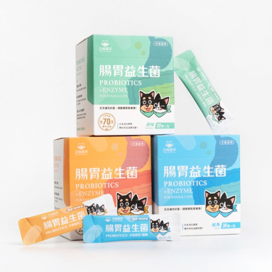 汪喵星球 益生菌 DogCatStar 腸胃益生菌 (雞肉味) 一盒2g*30 (貓犬用) (HS731) 圖 1