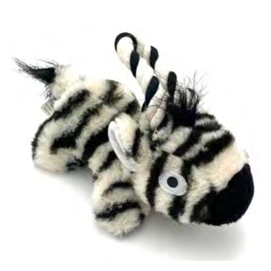 Billipets 狗玩具 粗綿繩玩具 斑馬 17cm (NS-7362A)