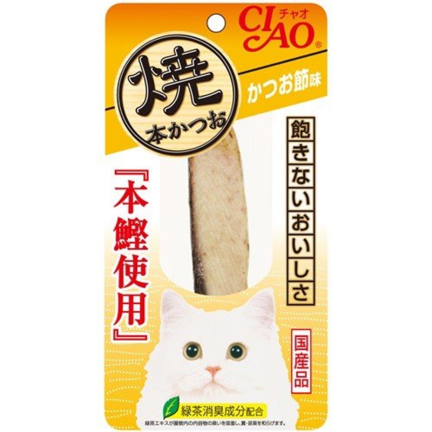 CIAO 貓零食 日本正宗燒鰹魚條 鰹魚乾味 25g (HK-01) 圖 1