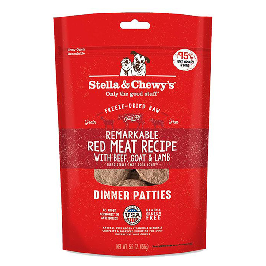 Stella & Chewy's 狗糧 凍乾生肉主糧 非凡紅肉 牛肉山羊及羊肉配方 5.5oz (SC106) 圖 1