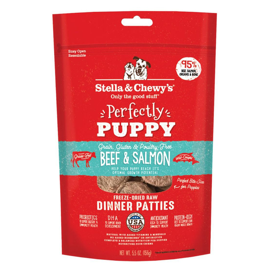 Stella & Chewy's 狗糧 凍乾生肉主糧 幼犬系列 牛肉及三文魚配方 5.5oz (SC097) 圖 1