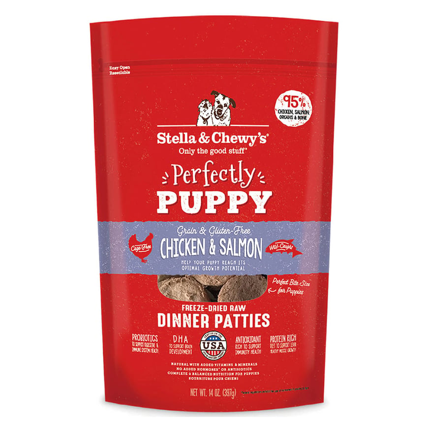 Stella & Chewy's 狗糧 凍乾生肉主糧 幼犬系列 雞肉及三文魚配方 14oz (SC100)