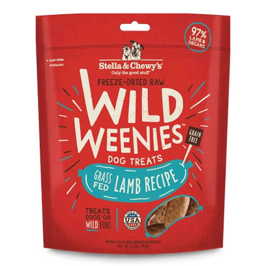 Stella & Chewy's 狗小食 凍乾香腸小食系列 草飼羊配方 3.25oz (WW-LM-3.25)