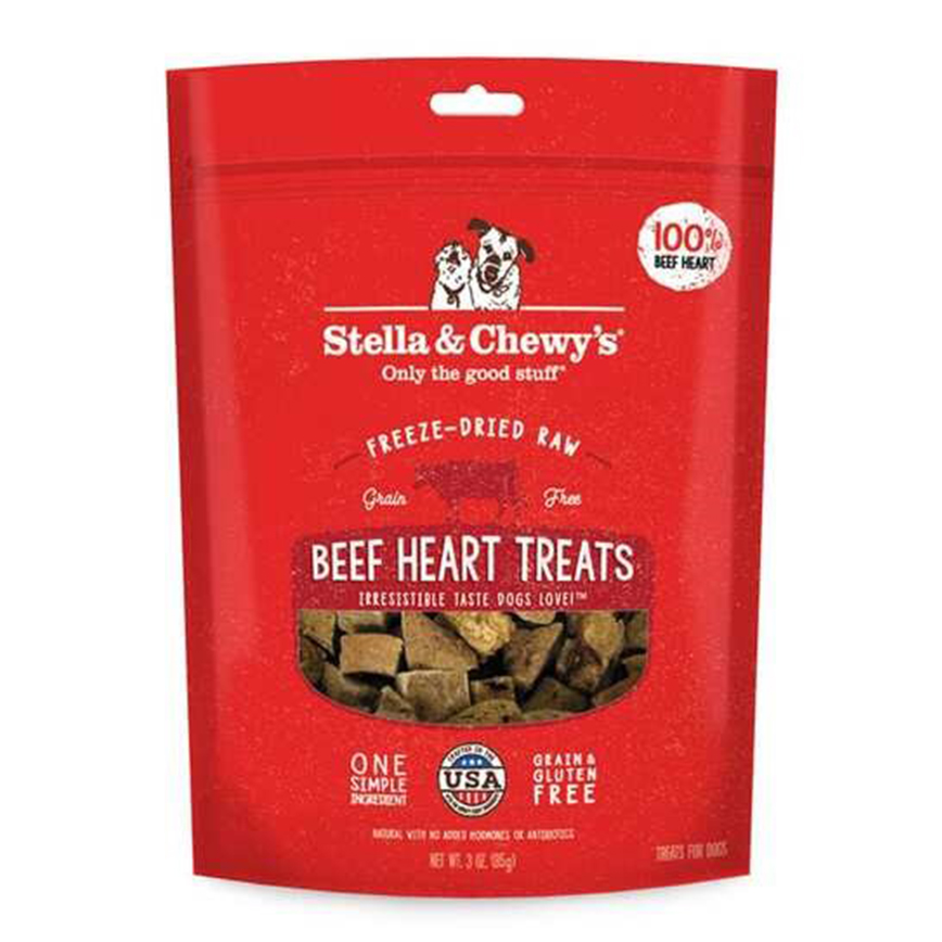 Stella & Chewy's 狗小食 凍乾生肉內臟小食系列 牛心 3oz (TRT-BH-3)