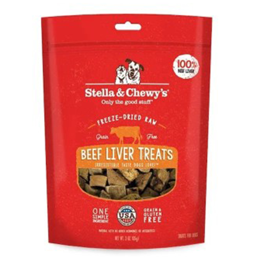 Stella & Chewy's 狗小食 凍乾生肉內臟小食系列 牛肝 3oz (TRT-BL-3)