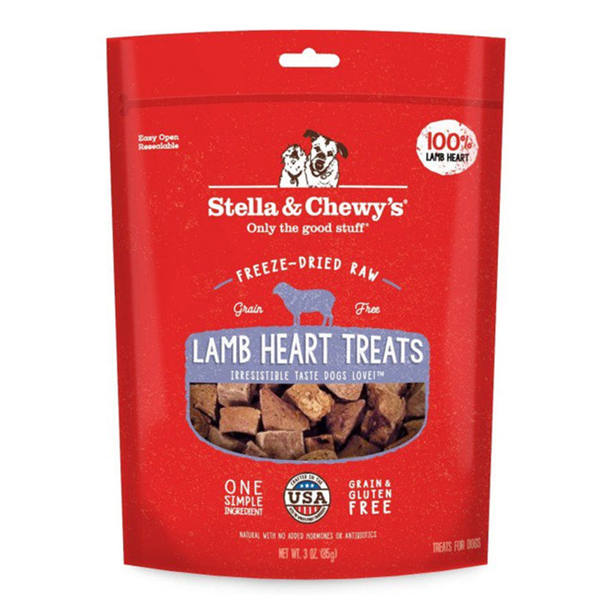 Stella & Chewy's 狗小食 凍乾生肉內臟小食系列 羊心 3oz (TRT-LH-3)