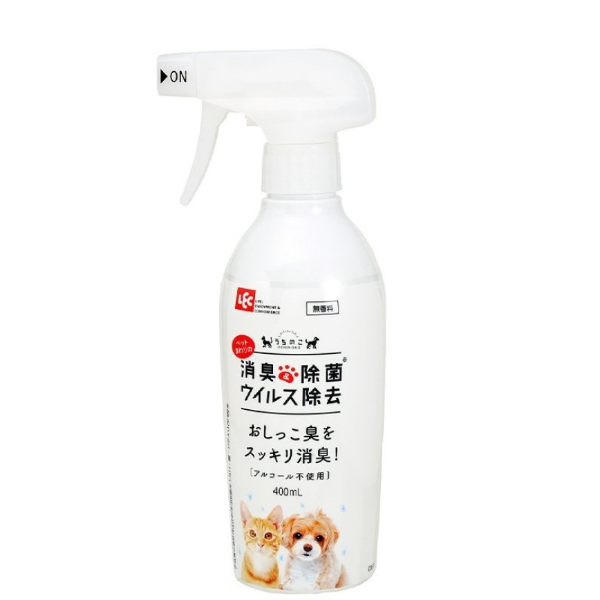 日本LEC 寵物消臭除菌噴霧 400ml 圖 1