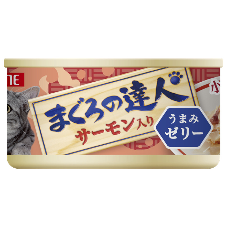 日本Petline 貓罐頭 吞拿魚達人系列 三文魚 80g (TC17)