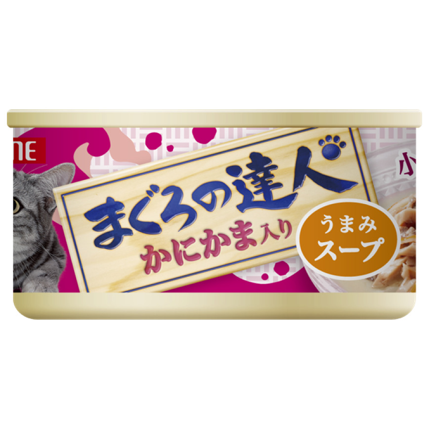 日本Petline 貓罐頭 吞拿魚達人系列 水分補給 蟹肉棒 80g (TC7) (TBS)
