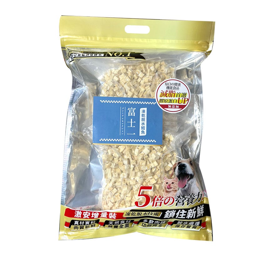 富士一 凍乾鱈魚粒 800g 貓犬用
