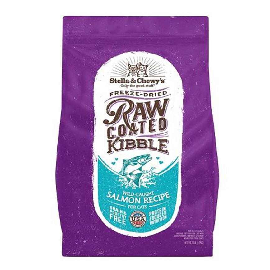 Stella & Chewy's 貓糧 凍乾生肉外層低溫烘焙乾糧 野生捕撈三文魚配方 10lb (CRC-WCS-10)