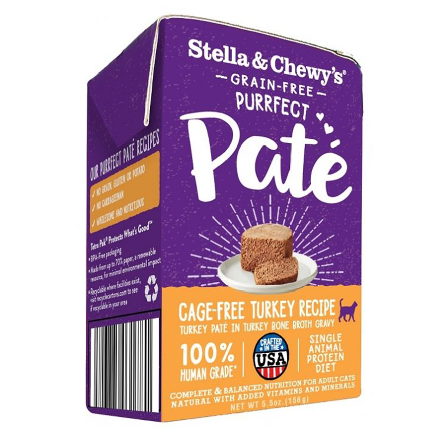 Stella & Chewy's 貓濕糧 滋味骨湯肉醬系列 放養火雞肉 5.5oz (SKU-PP-T-5.5)