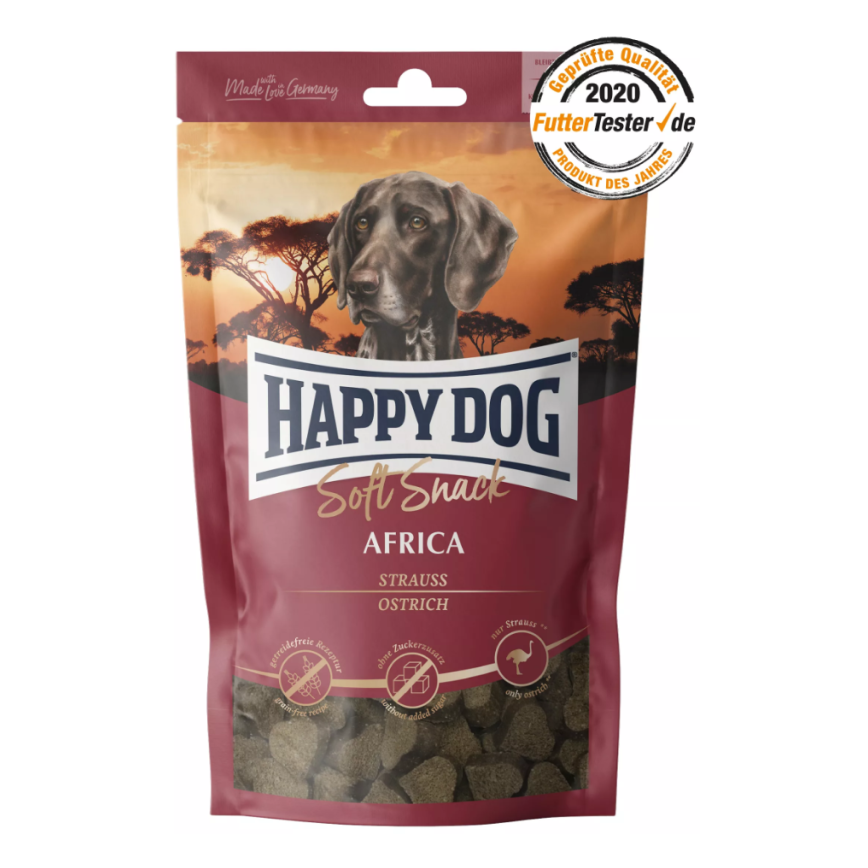 Happy Dog 狗小食 非洲鴕鳥肉無縠物配方 Africa 100g (60685)