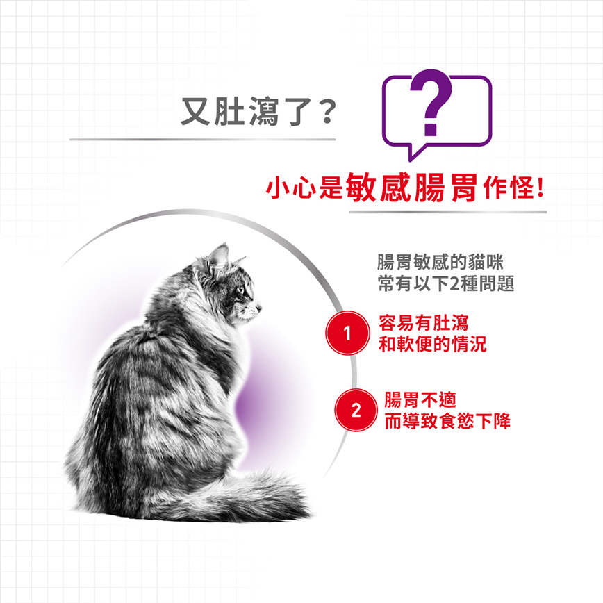 Royal Canin 貓糧 法國皇家貓糧 腸胃敏感配方 S33 4kg (2521040011) 圖 3