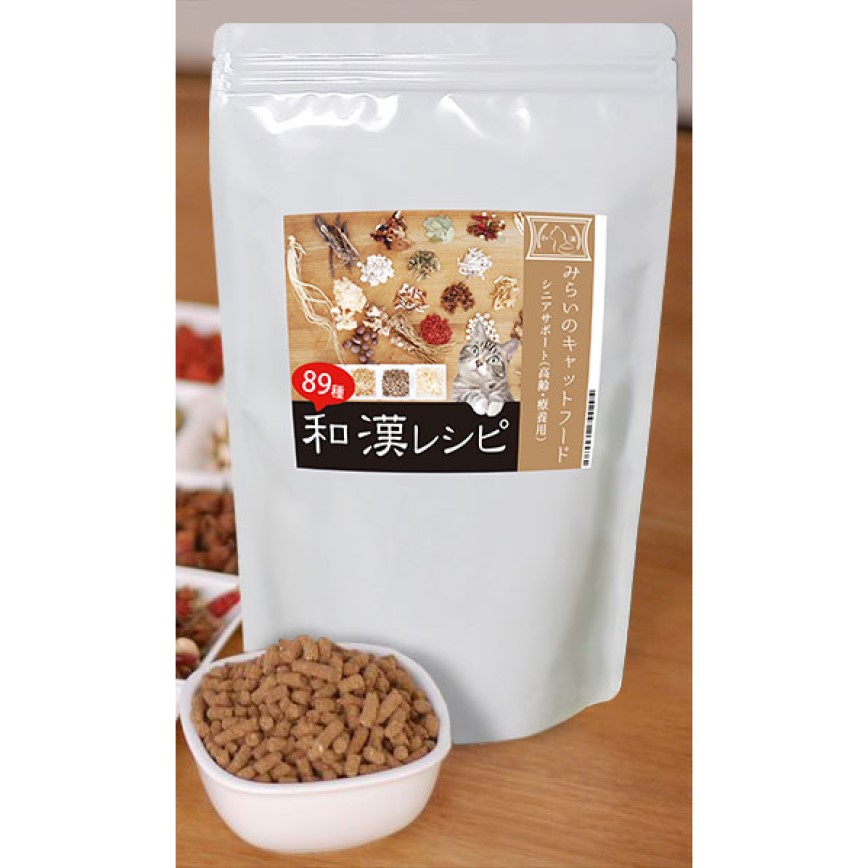 日本自然之森漢方堂 YAKUZEN GAREN 和漢藥善處方貓糧 8歲以上高齡貓 800g (TBS)