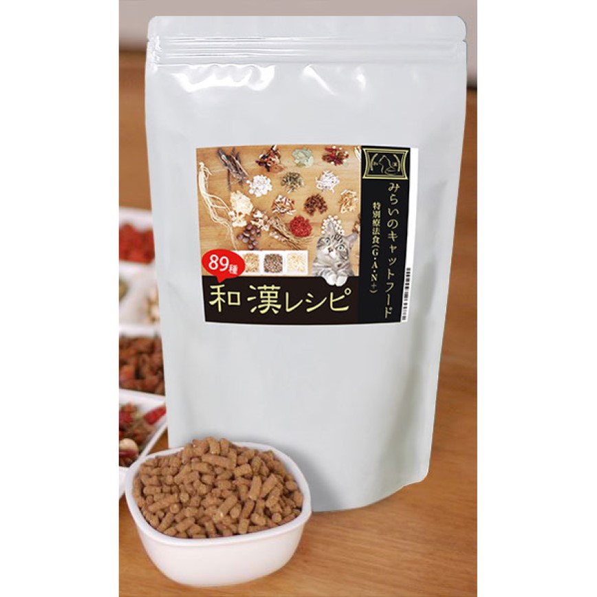 日本自然之森漢方堂 YAKUZEN GAREN 和漢藥善處方貓糧 GAN+ 800g (TBS)