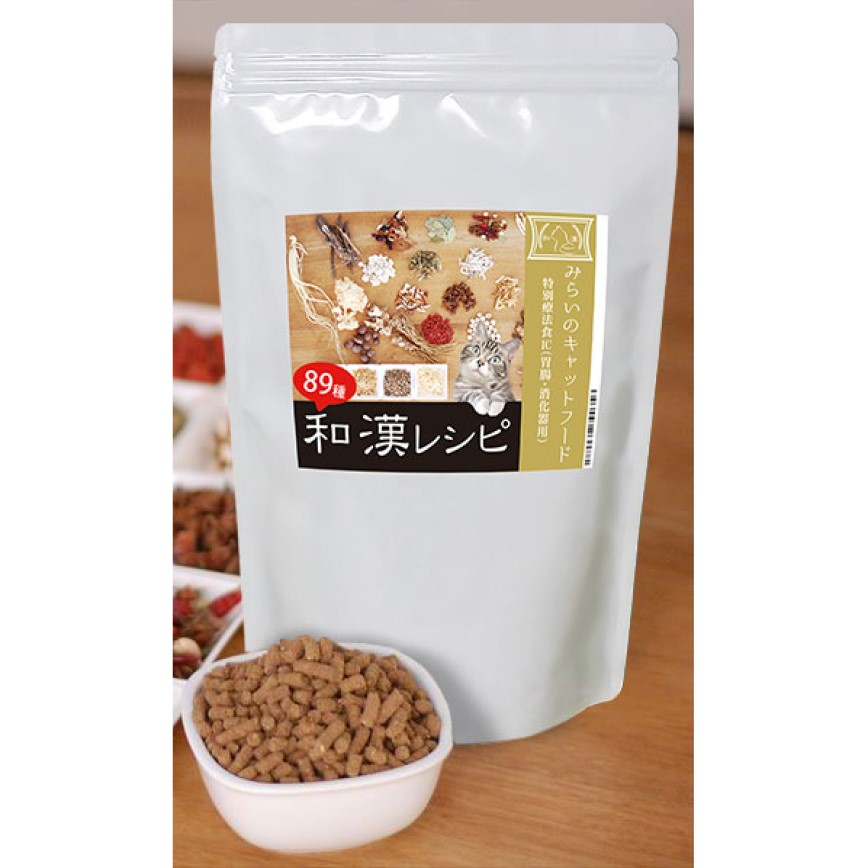 日本自然之森漢方堂 YAKUZEN GAREN 和漢藥善處方貓糧 胃腸 800g (TBS)