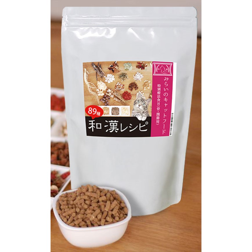 日本自然之森漢方堂 YAKUZEN GAREN 和漢藥善處方貓糧 骨關節 800g (TBS)