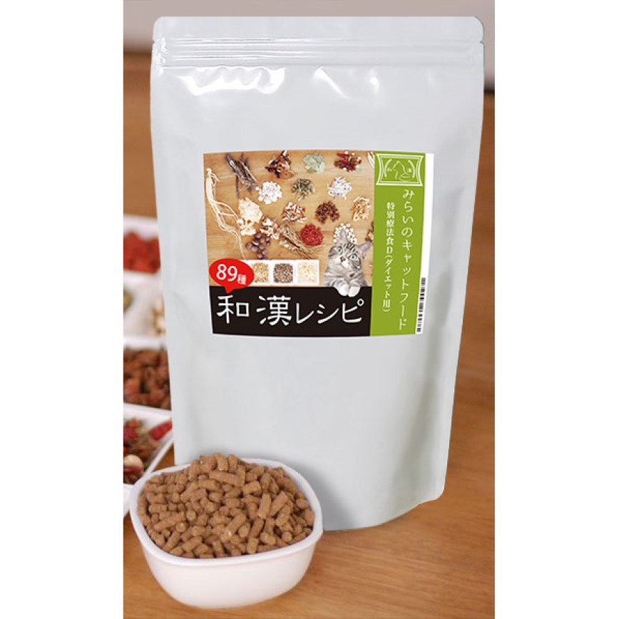 日本自然之森漢方堂 YAKUZEN GAREN 和漢藥善處方貓糧 減重 800g (TBS)