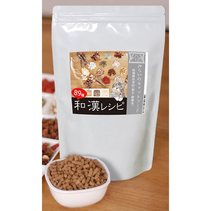 日本自然之森漢方堂 YAKUZEN GAREN 和漢藥善處方貓糧 結石及膀胱炎 800g (TBS)