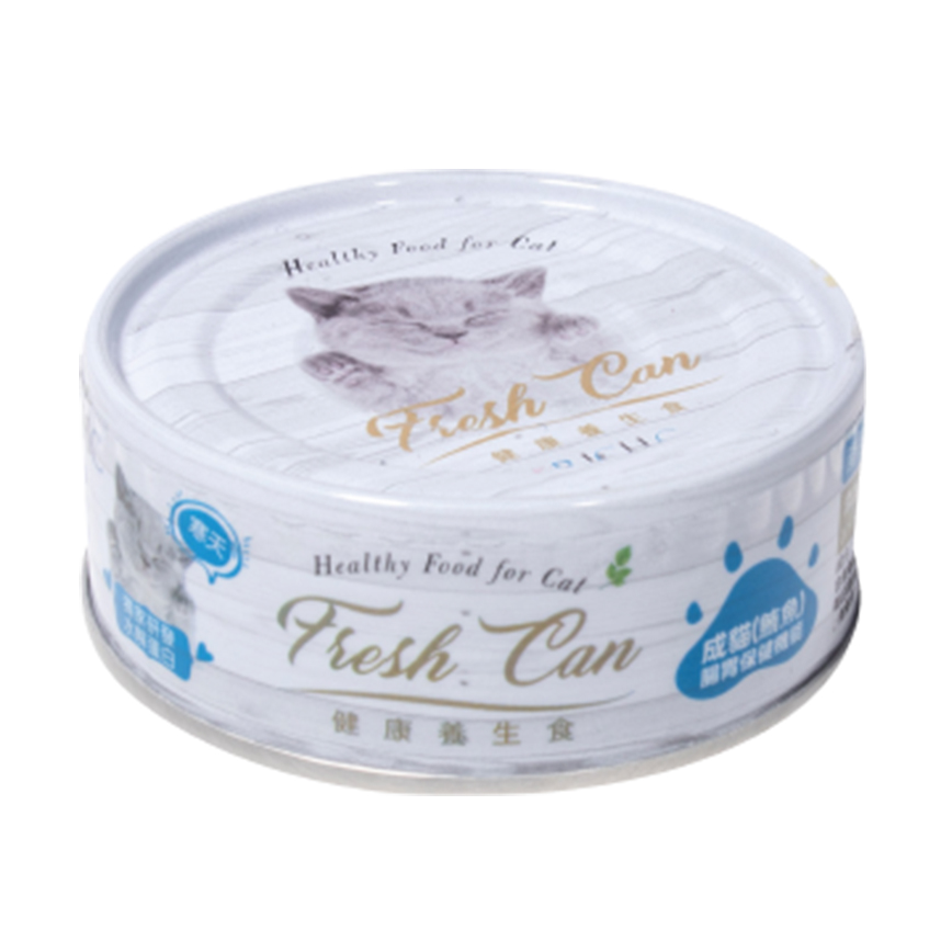 Fresh Can 貓罐頭 慕斯主食罐 成貓腸胃保健機能 鮪魚 80g (藍罐) (FC-0014) (TBS)