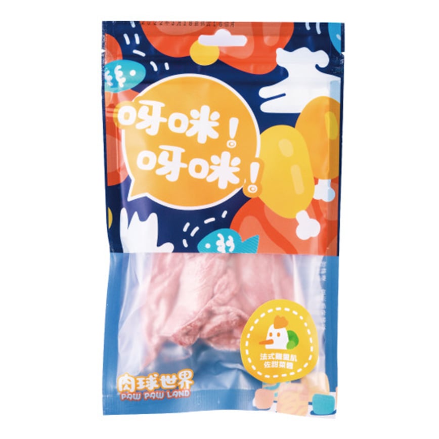 肉球世界 法式雞里肌佐甜菜醬 雞肉+甜菜根 45g (PLS-0060)