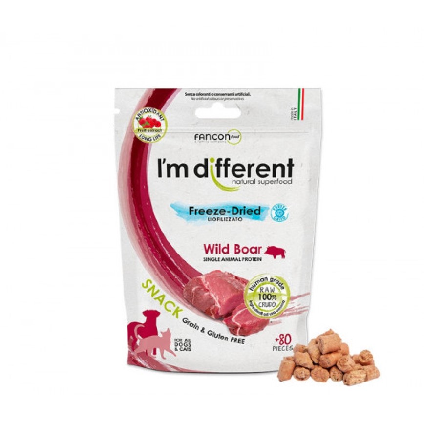 I'm different 貓狗零食 冷凍脫水小食 野豬 40g (IMD-0167)