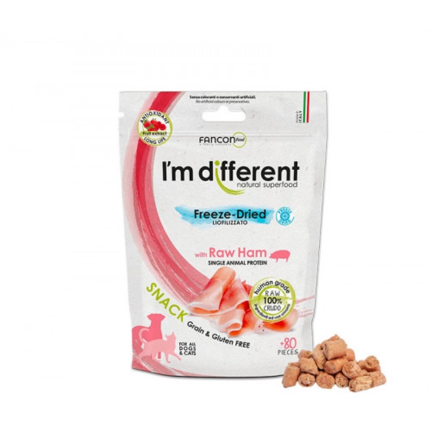 I'm different 貓狗零食 冷凍脫水小食 火腿 40g (IMD-0150)