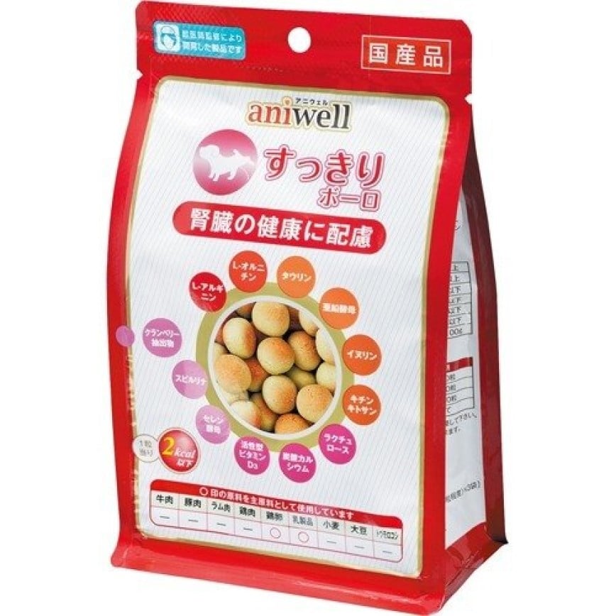 日本d.b.f aniwell 狗小食 小饅頭 腎臟健康配方 60g