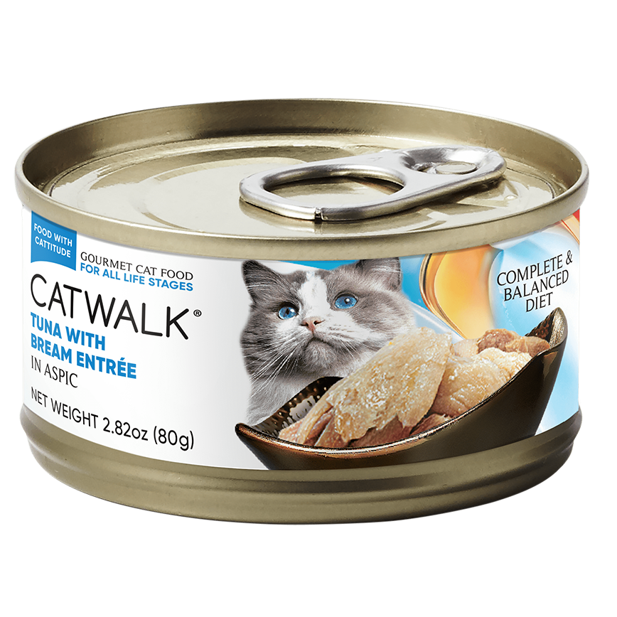 CATWALK 貓主食罐 吞拿魚 + 鯛魚 Tuna With Bream Entrée 80g (CW-TBC) 圖 2