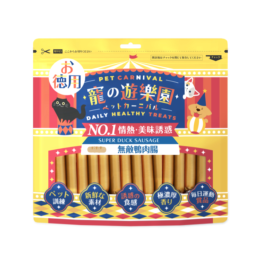 寵之遊樂園 狗零食 訓犬小食 無敵鴨肉腸 30本(TBS) 圖 1