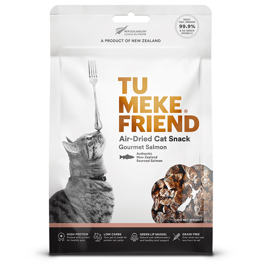 TU MEKE FRIEND 天然風乾貓零食 新西蘭海域三文魚 120g (TMF3253)