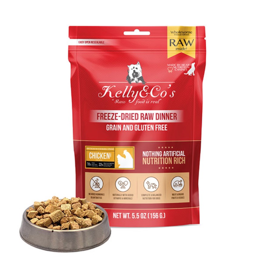 Kelly & Co's 狗糧 凍乾雞肉 5.5oz 156g (KDR/CV156)