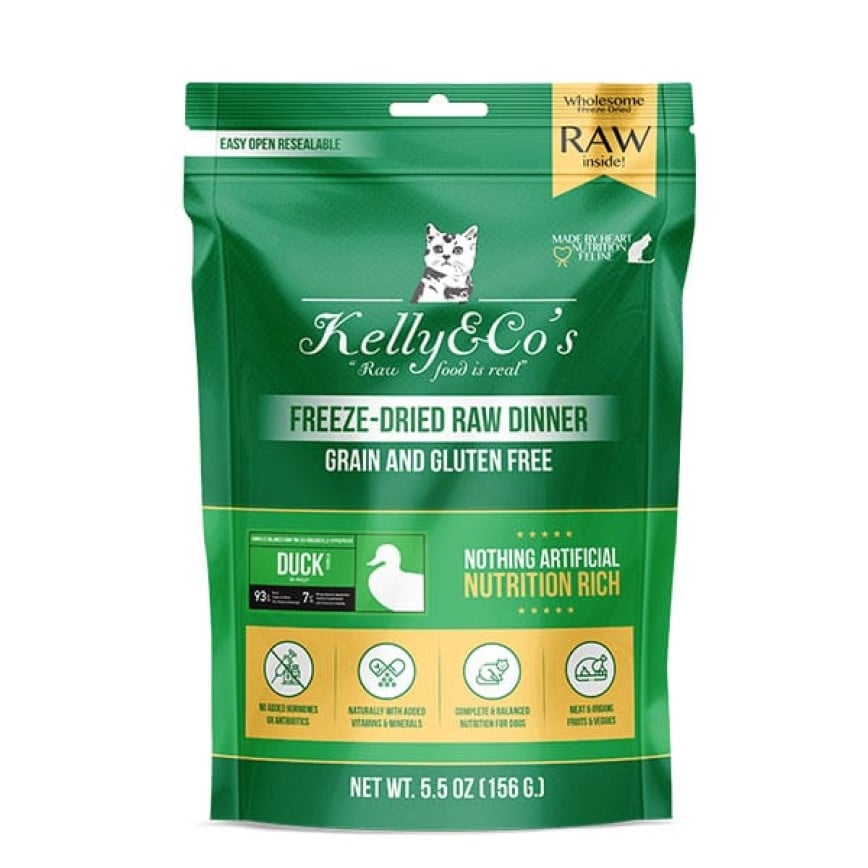 Kelly & Co's 貓糧 凍乾脫水鴨肉 5.5oz 156g (KCR/DK156)