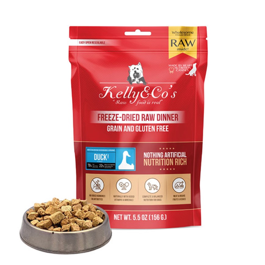 Kelly & Co's 狗糧 凍乾鴨肉 5.5oz 156g (KDR/DV156) 圖 1